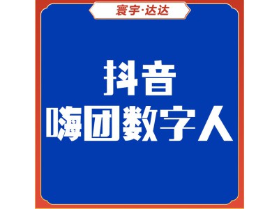 抖音嗨团数字人